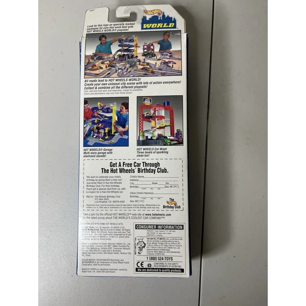 Hot Wheels Crazy Classics II 1998 Gift Pack 5-Car Set 1:64 Diecast Unopened